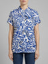 Tom Tailor White Cut Palmtree Women Loose-Fit Viscose Blouse SKU: 1041692_35306 Image 00