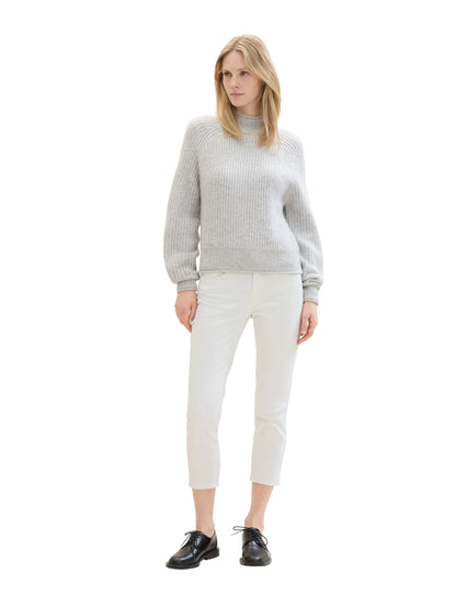 Tom Tailor White Women Ttalexa Straight Jeans Cropped SKU: 1041845_20000 Image 06