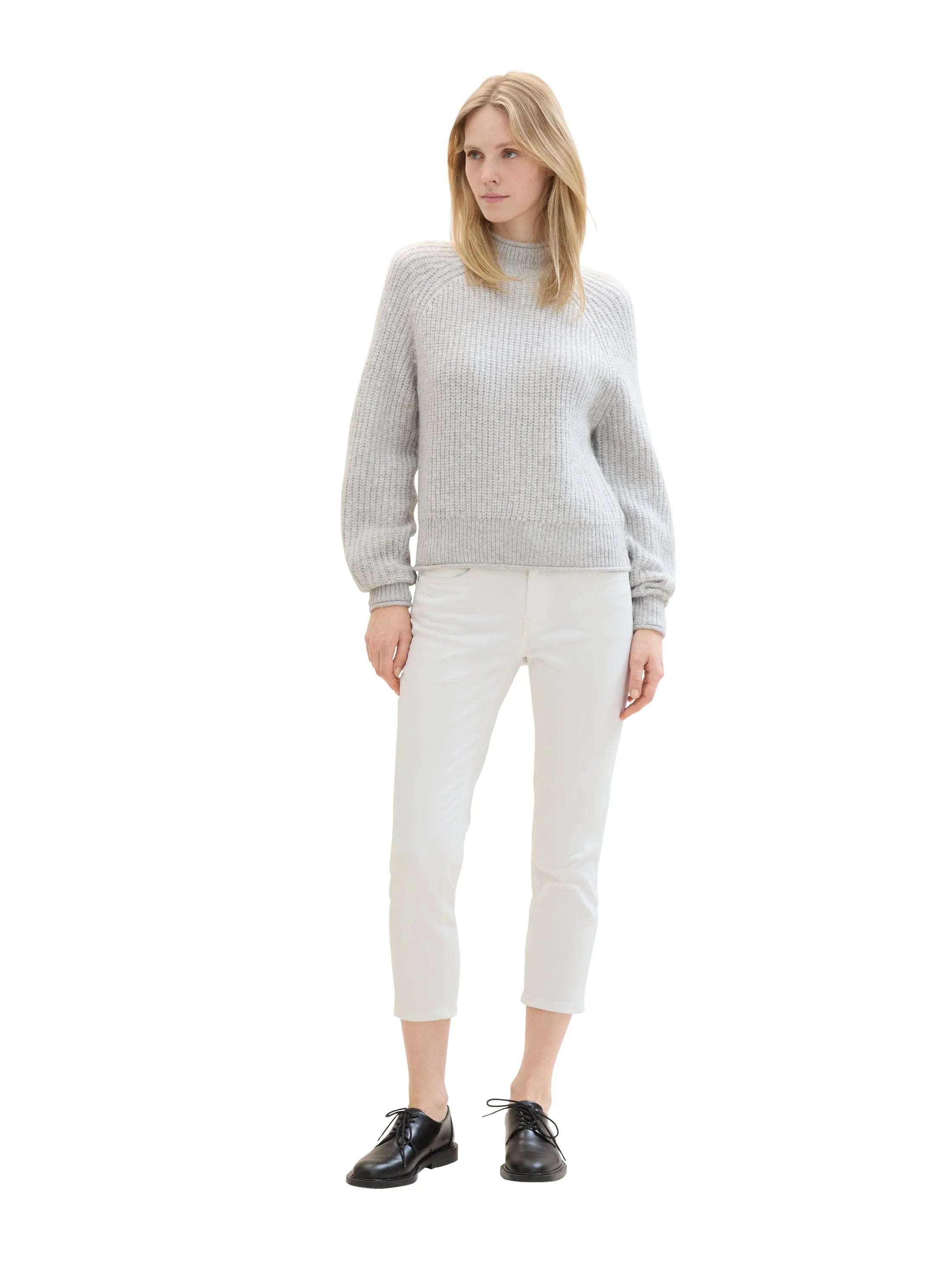 Tom Tailor White Women Ttalexa Straight Jeans Cropped SKU: 1041845_20000 Image 07