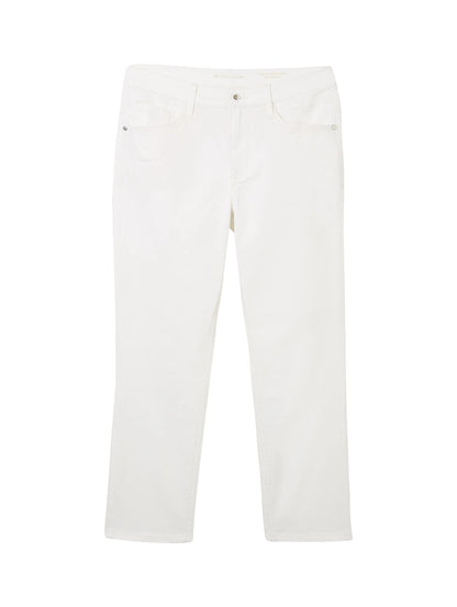 Tom Tailor White Women Ttalexa Straight Jeans Cropped SKU: 1041845_20000 Image 08