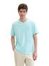 Tom Tailor Caribbean Turquoise Men Regular Fit Short-Sleeved T-Shirt SKU: 1041863_34921 Image 01