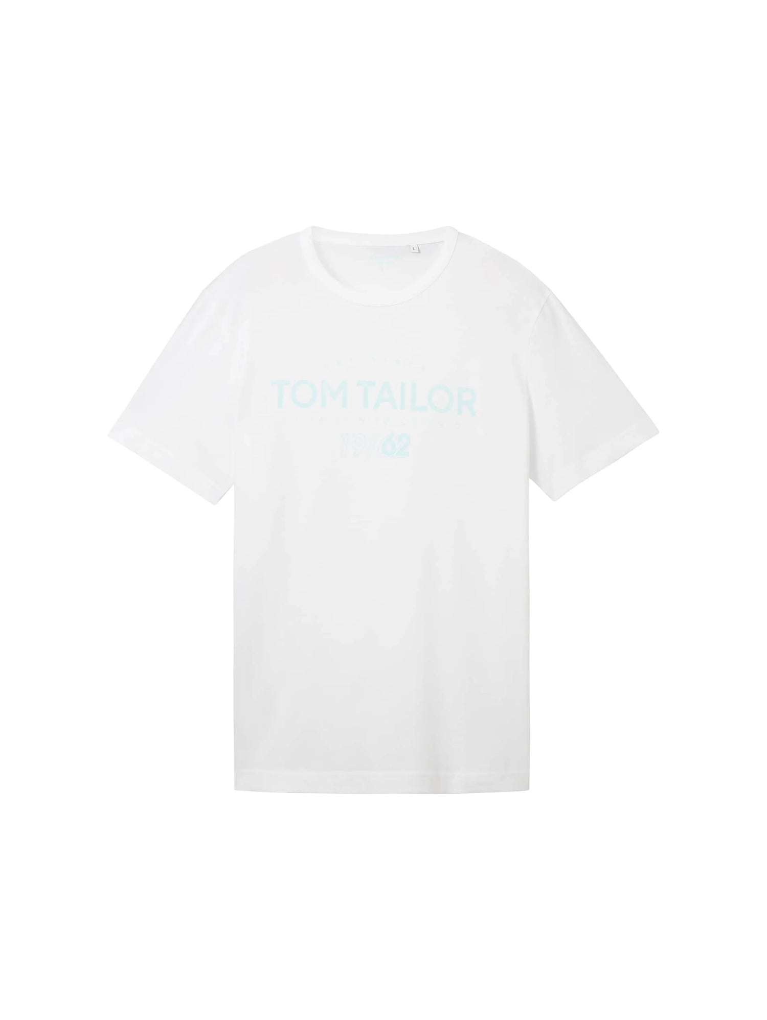 Tom Tailor White Men Regular Fit Short-Sleeved T-Shirt SKU: 1041871_20000 Image 07