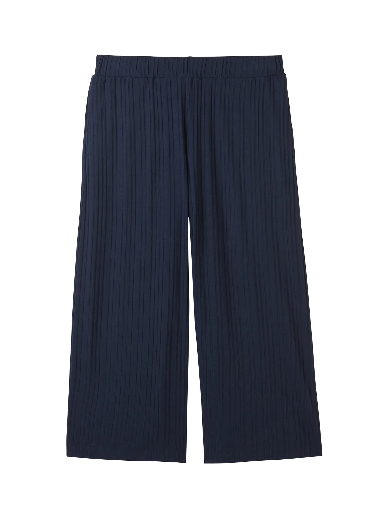 Tom Tailor Sky Captain Blue Women Jersey Culotte Trousers SKU: 1041921_10668 Image 08