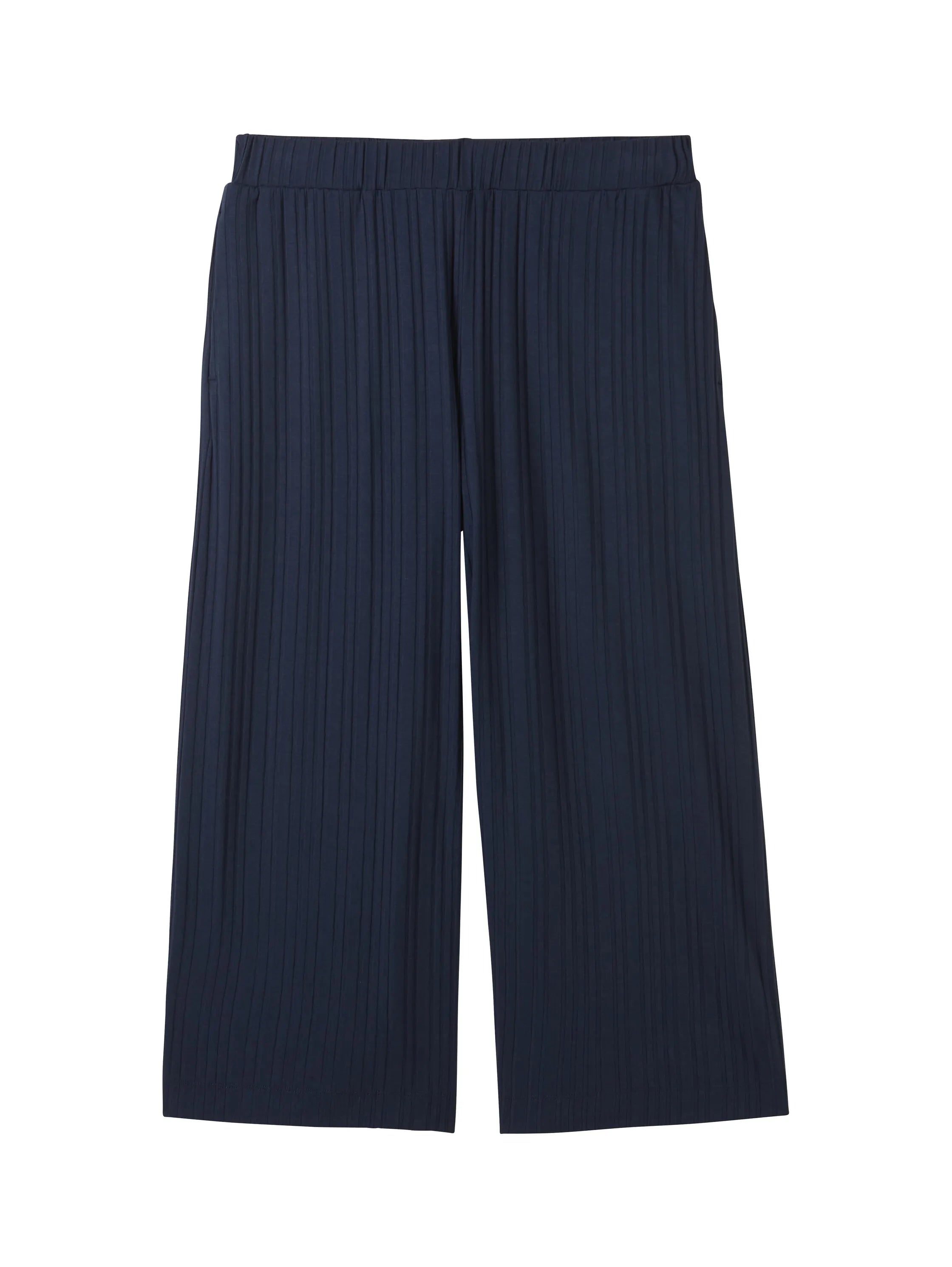 Tom Tailor Sky Captain Blue Women Jersey Culotte Trousers SKU: 1041921_10668 Image 08