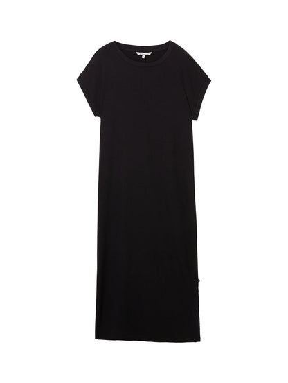 Denim Tom Tailor Deep Black Women Midi T-Shirt Dress SKU: 1041998_14482 Image 07