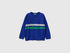 Benetton_Light Blue_Sweater with Logo in Wool Blend_1041H102X_6Z4_01