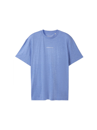 Denim Tom Tailor Blueberry Blue Men Melange T-Shirt SKU: 1042046_30104 Image 07