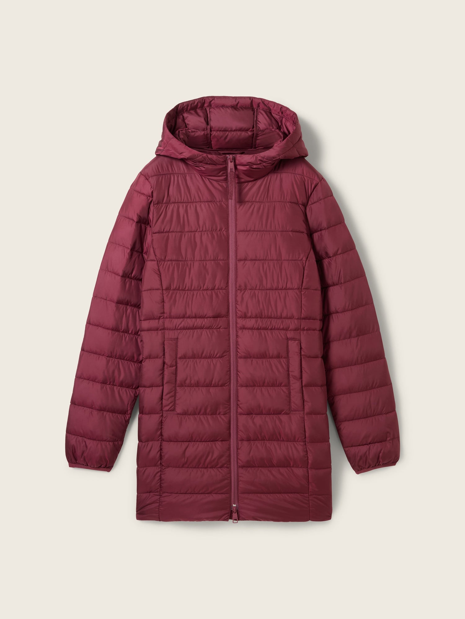 Lightweight Quilted Coat with A Hood_1042099_35736_02