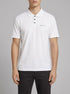 Denim Tom Tailor White Men Relaxed Polo Shirt with a Logo Print SKU: 1042109_20000 Image 00