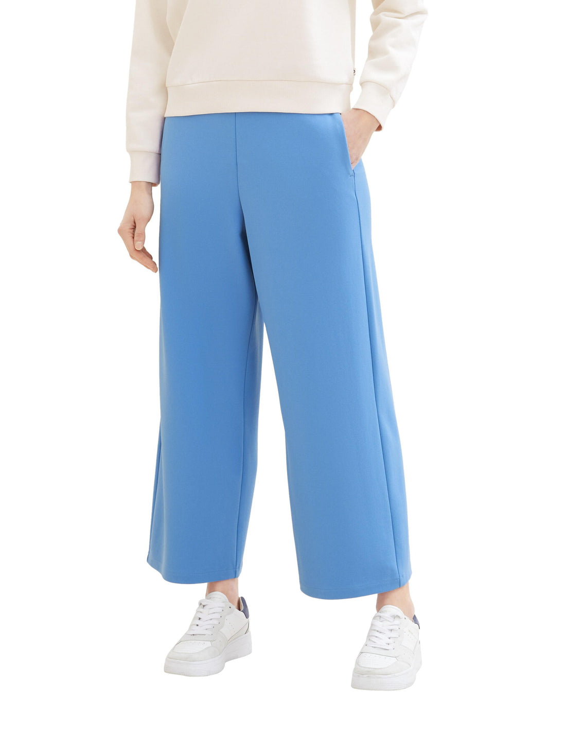 Cropped Slip On Trousers_1042304_18712_01