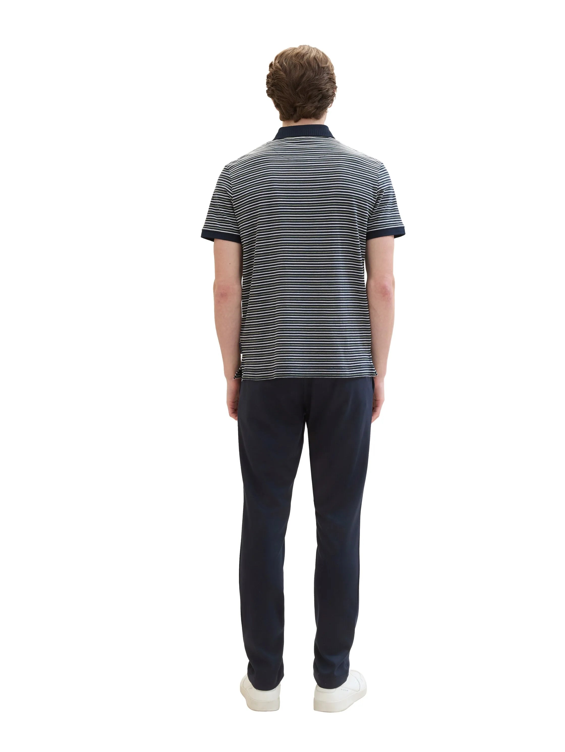 Tom Tailor Sky Captain Blue Men Slim Fit Chinos SKU: 1042339_10668 Image 04