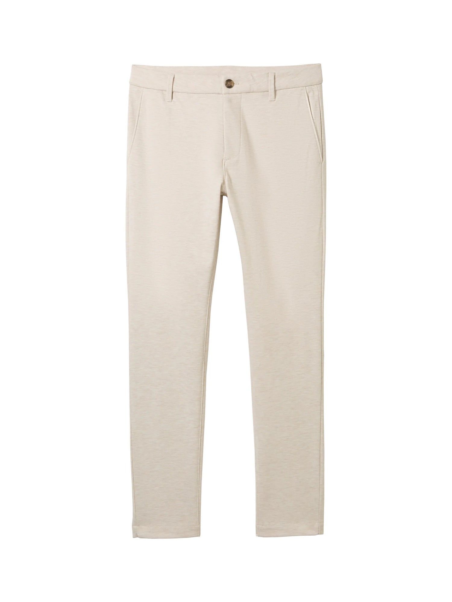 Tom Tailor Light Beige Melange Men Slim Fit Chinos SKU: 1042339_35673 Image 08