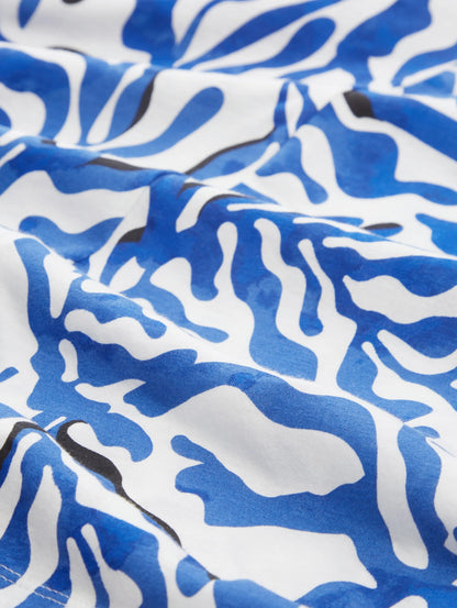 Tom Tailor White Cut Palmtree Women Blouse with an All-Over Print SKU: 1042394_35306 Image 06