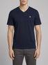 Denim Tom Tailor Dark Blue Men Basic T-Shirt with a Logo Print SKU: 1042404_10302 Image 00