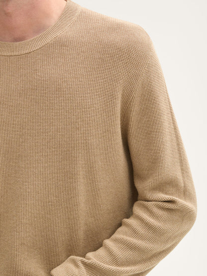 Textured Round Neck Sweater_1042453_31089_05