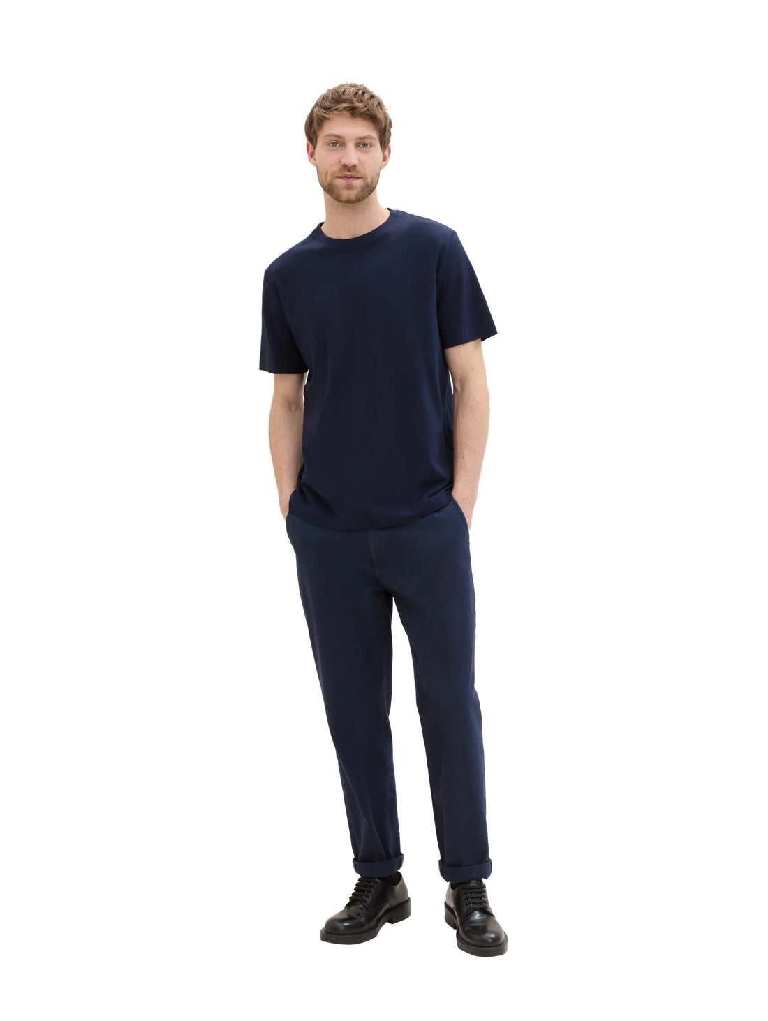 Tom Tailor Sky Captain Blue Men PiquŽ T-Shirt with Stretch SKU: 1042510_10668 Image 01