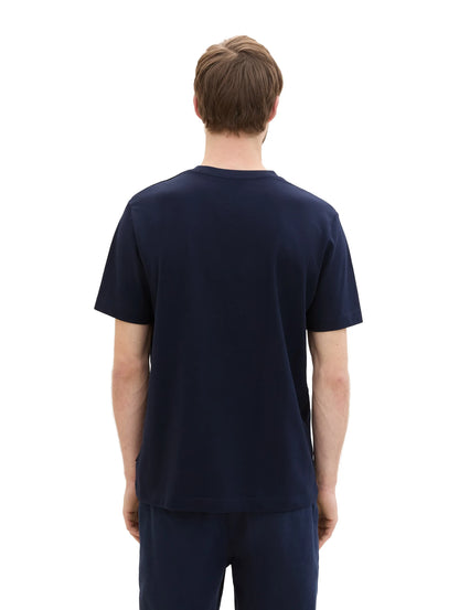 Tom Tailor Sky Captain Blue Men PiquŽ T-Shirt with Stretch SKU: 1042510_10668 Image 02