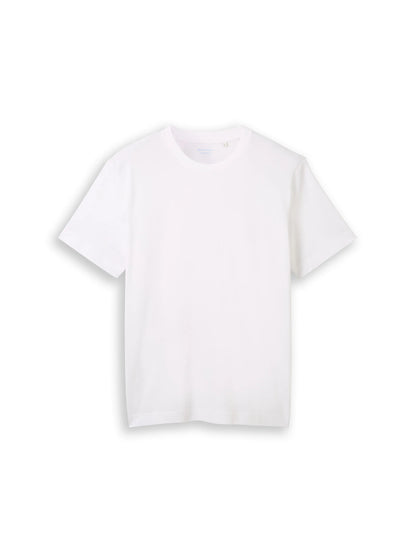 Tom Tailor White Men PiquŽ T-Shirt with Stretch SKU: 1042510_20000 Image 06