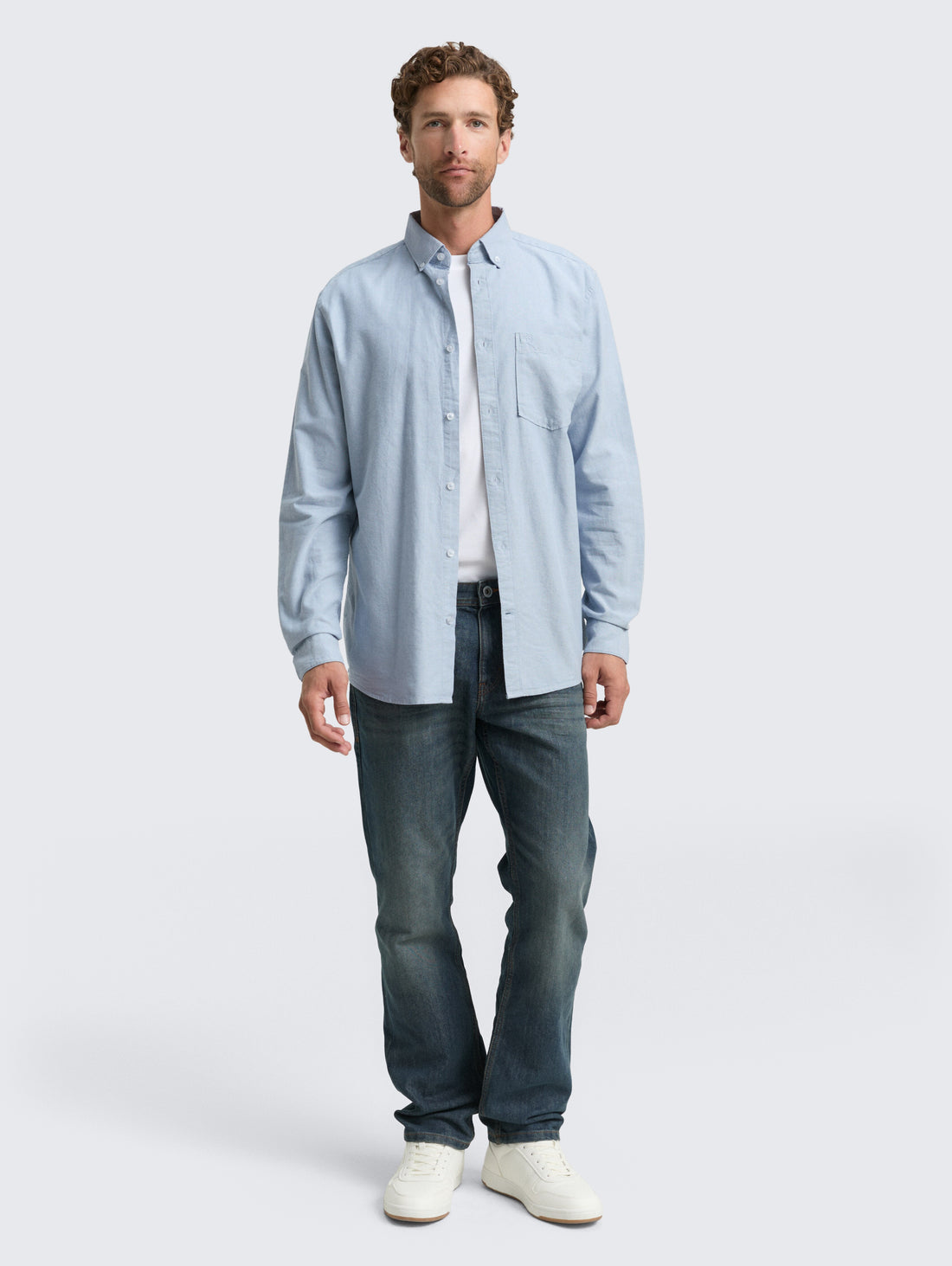 Tom Tailor_0_Regular Fit Shirt with Breast Pocket_1042640_38934_02