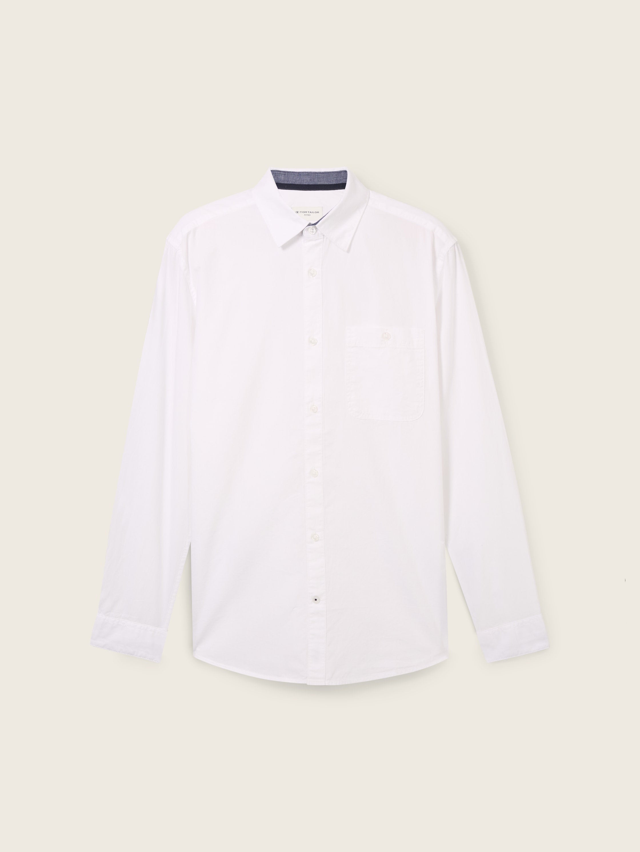 Twill Shirt with A Chest Pocket_1042652_20000_02