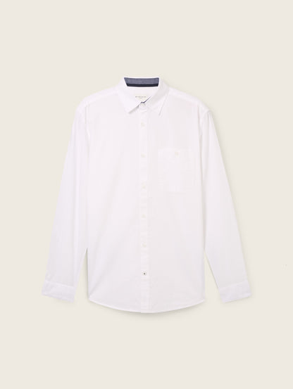 Twill Shirt with A Chest Pocket_1042652_20000_02