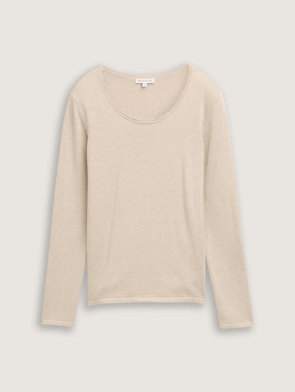 Basic Round Neck Sweater_1042964_25955_02