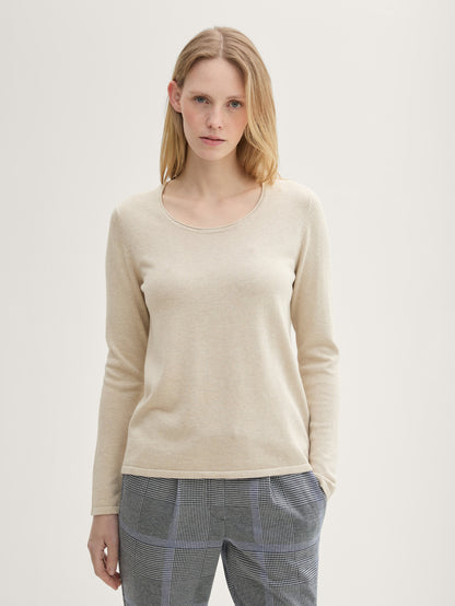 Basic Round Neck Sweater_1042964_25955_03