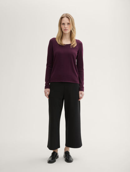 Basic Round Neck Sweater_1042964_35796_04