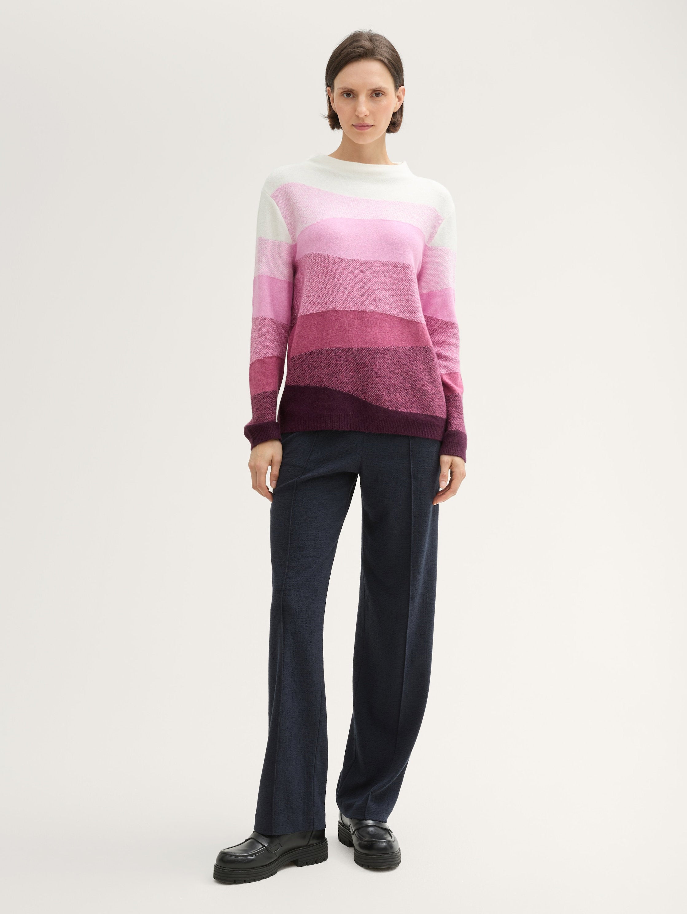 Colourful Knit Sweater in A Wool Blend_1042988_36318_03