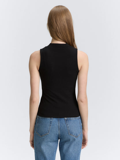 Tom Tailor_0_Ribbed Top with Stand-Up Collar_1043074_38384_04