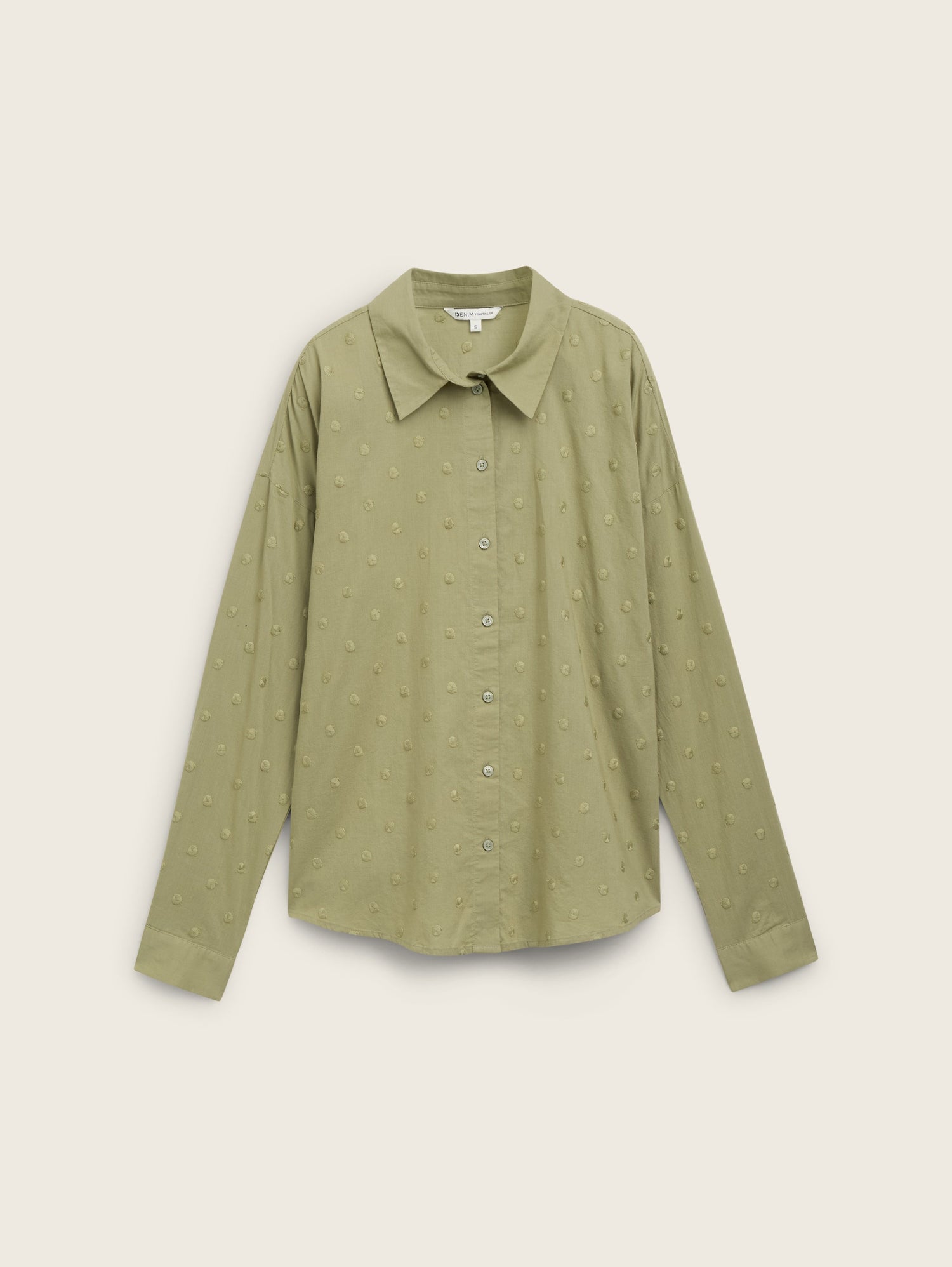 Blouse with A Dotted Structure_1043137_18938_02