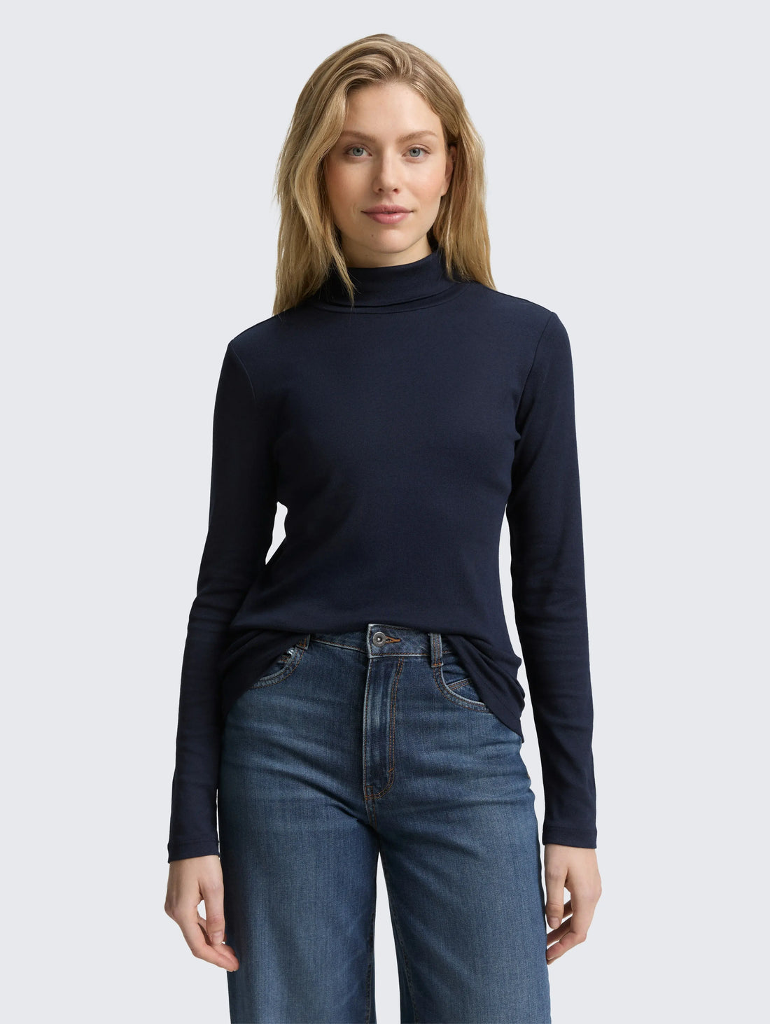 Tom Tailor_0_Long-Sleeved Shirt with Turtleneck_1043142_11019_02