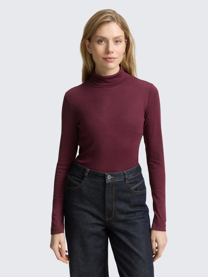 Tom Tailor_0_Long-Sleeved Shirt with Turtleneck_1043142_16427_02