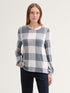 Long-Sleeved Shirt with A Check Pattern_1043154_36150_01