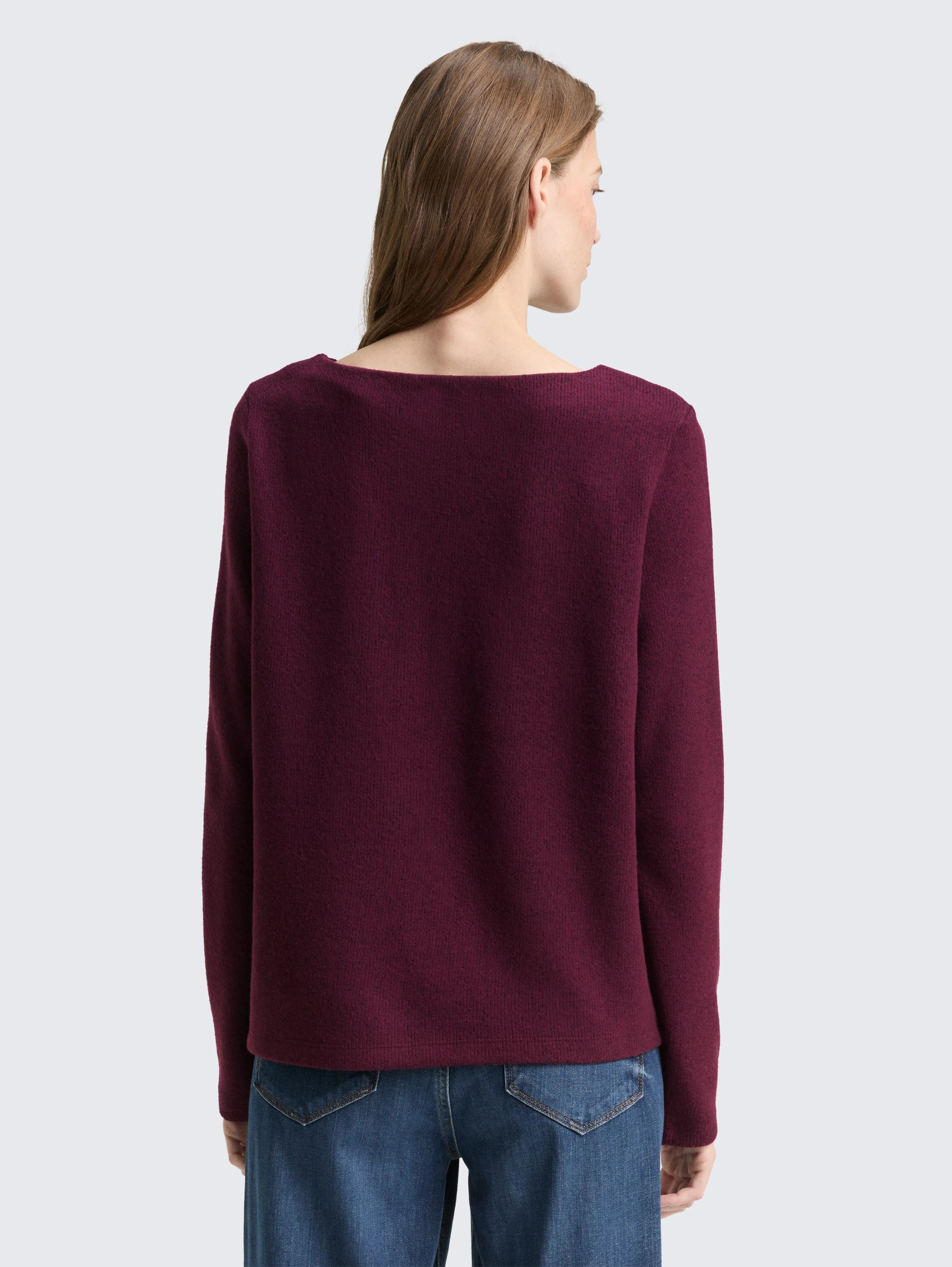 Tom Tailor_0_Soft-Touch Sweatshirt with Button Details_1043168_10525_03