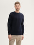 Textured Knitted Sweater_1043258_36506_01