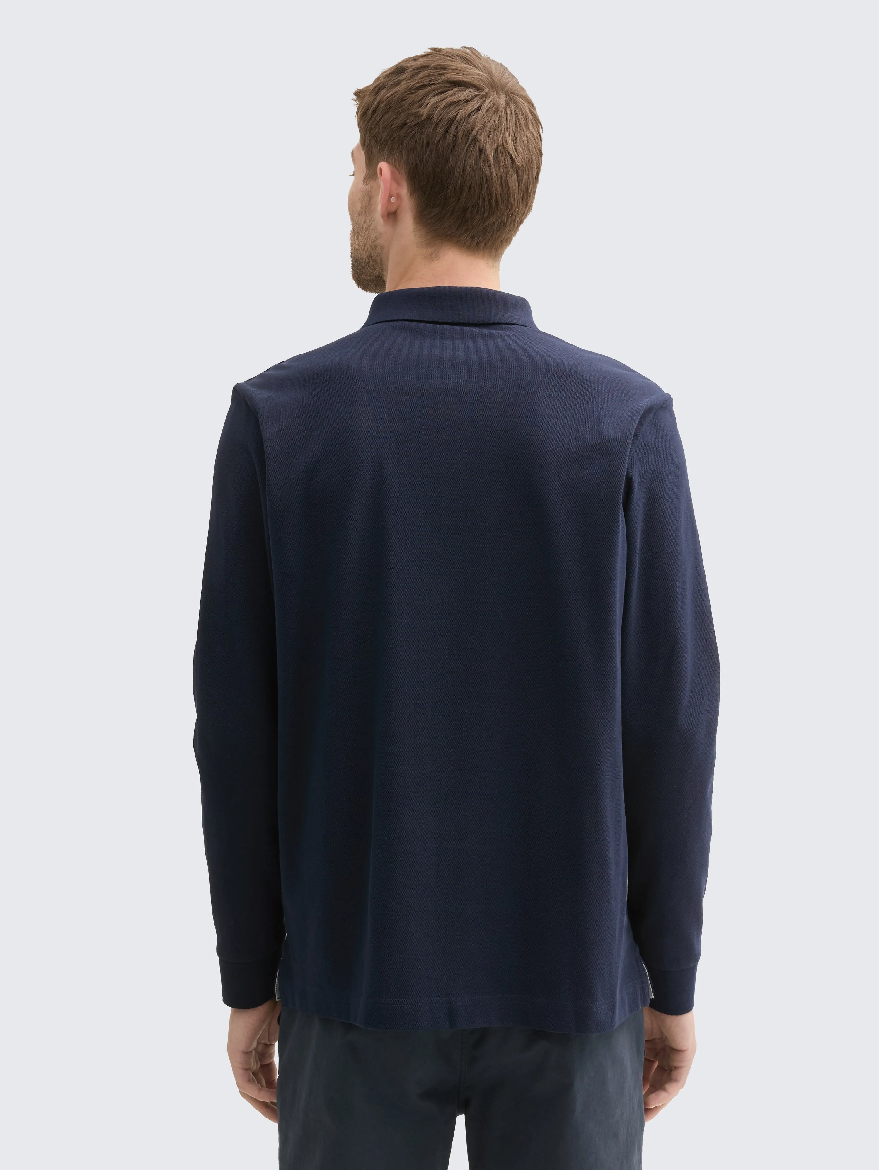 Tom Tailor_0_Long-Sleeved PiquŽ Polo Shirt_1043278_10668_03