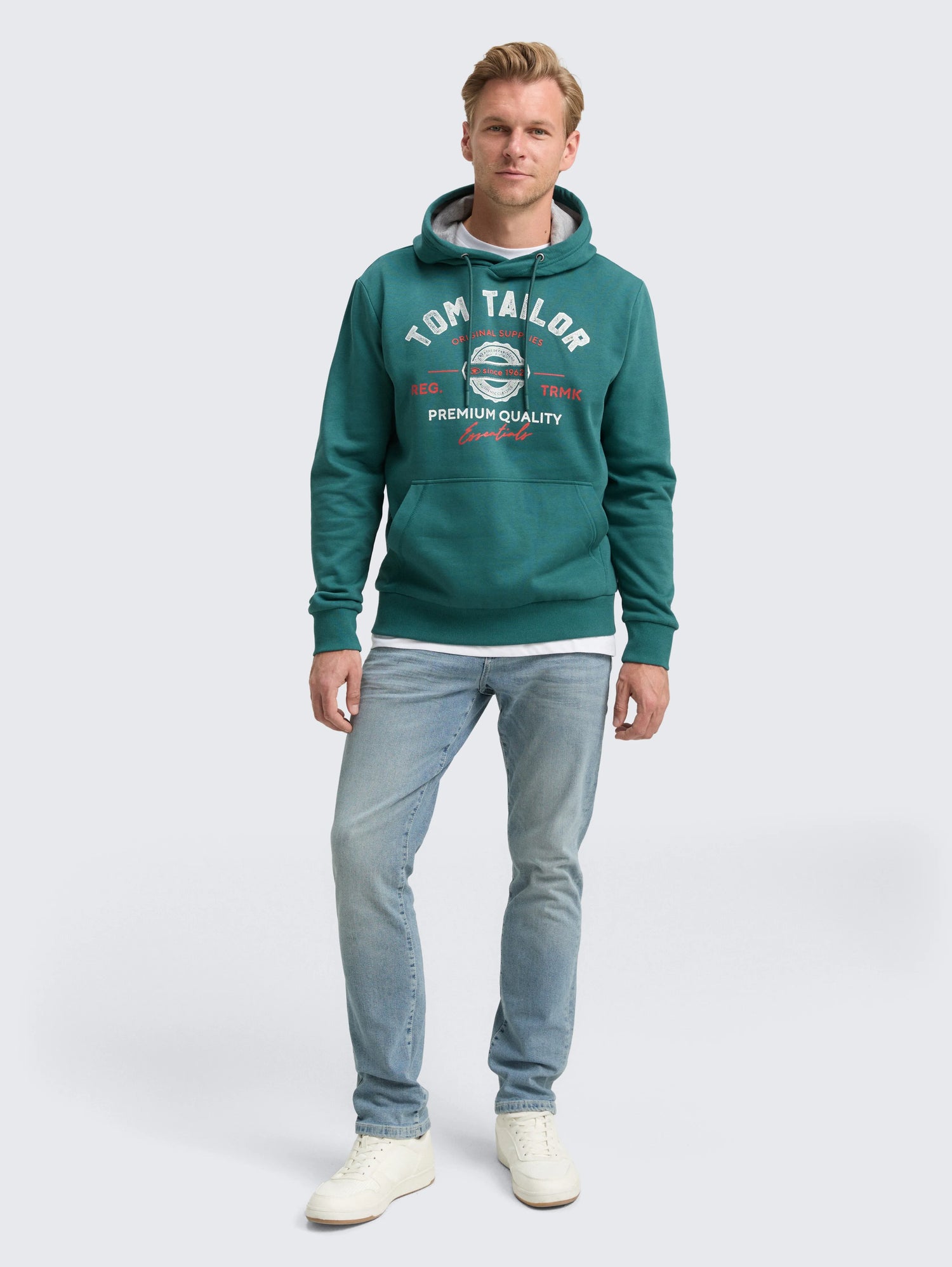 Tom Tailor_0_Hoodie Sweatshirt with Logo Print_1043292_14171_01