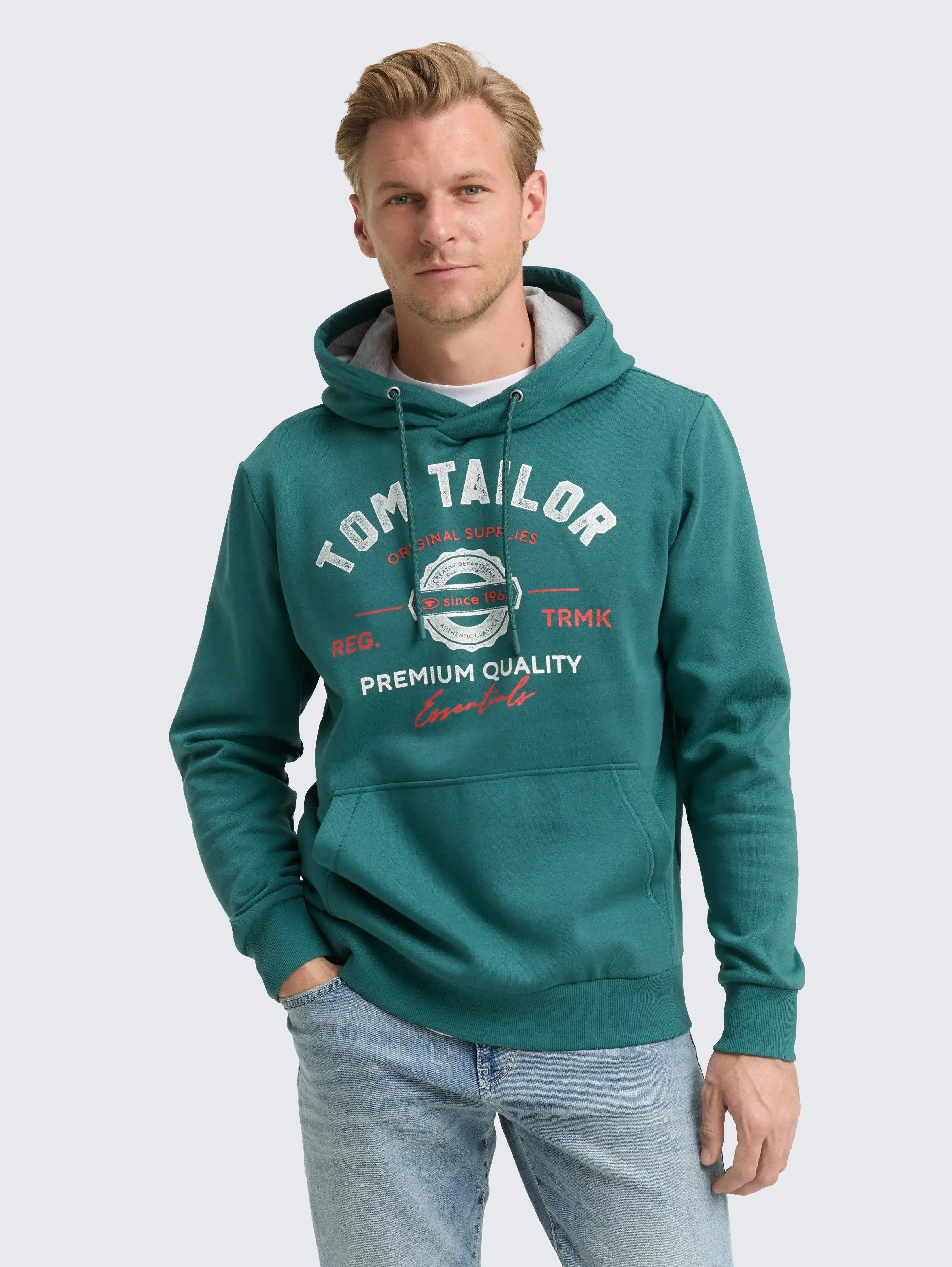 Tom Tailor_0_Hoodie Sweatshirt with Logo Print_1043292_14171_02