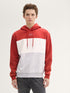 Colour Block Hoodie with Print_1043304_14302_01