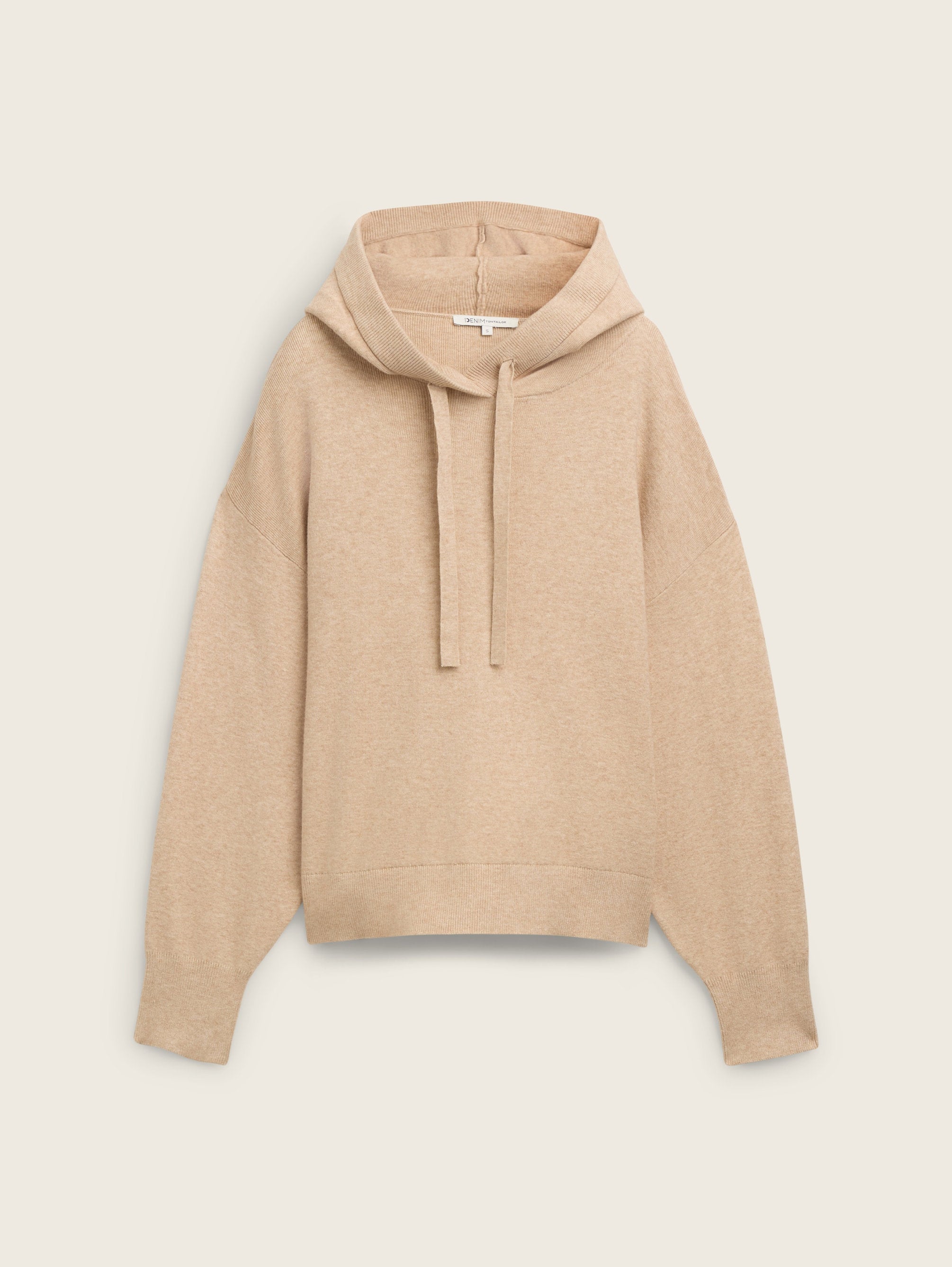 Relaxed Knit Hooded Sweater_1043338_19663_02