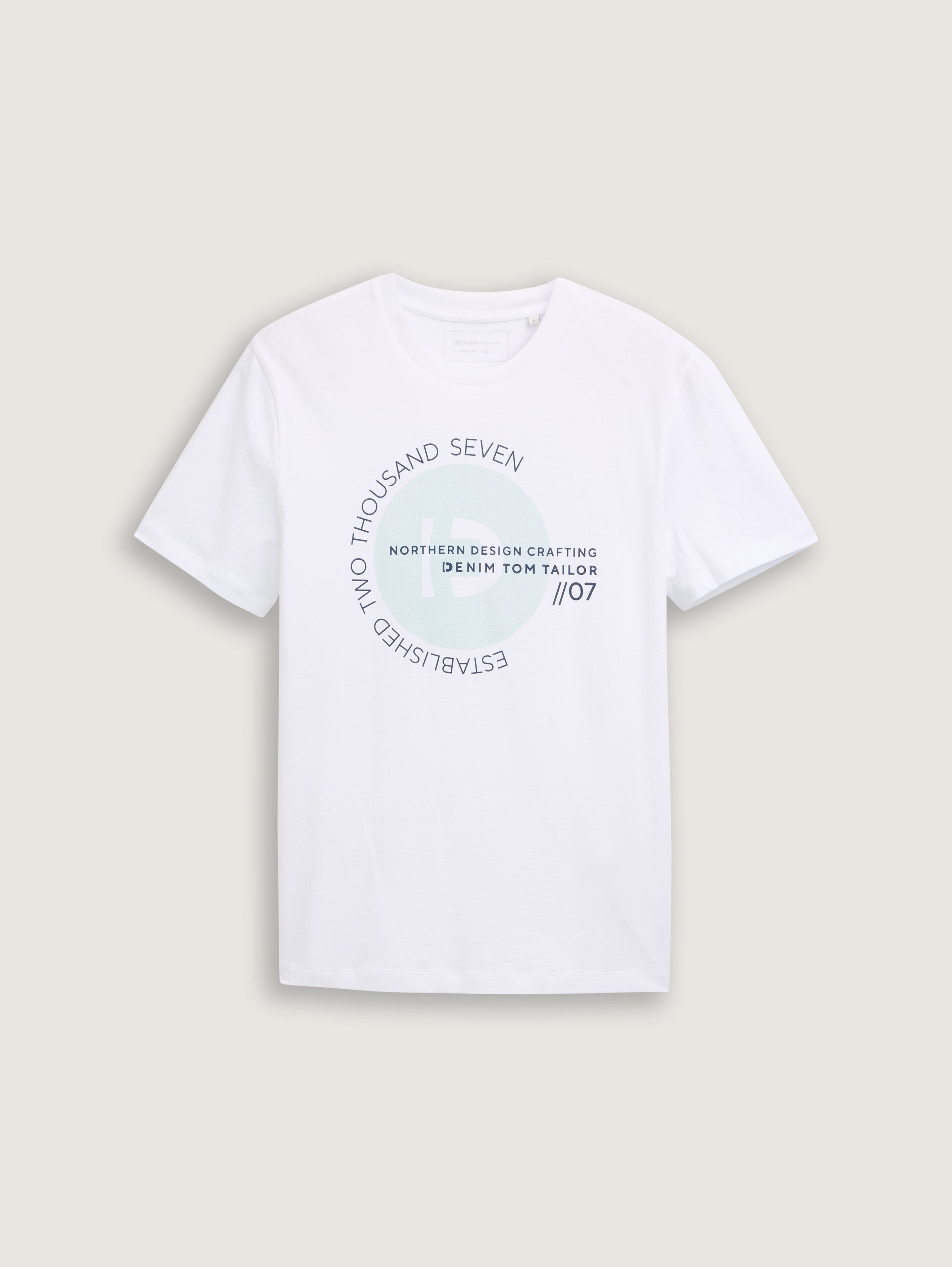 Tom Tailor_Basic T-Shirt with Logo Print_1043491_10991_06