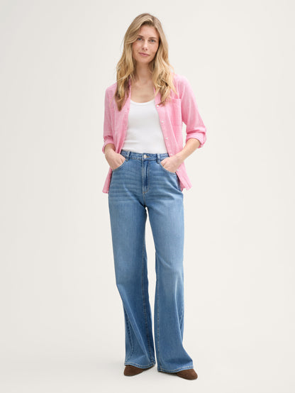 Tom Tailor_Wide Leg Jeans with High Waist_1043509_10118_01