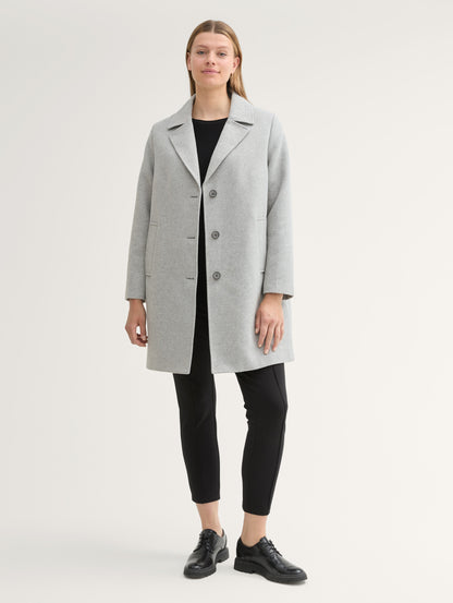 Plus - Long Coat in Recycled Wool_1043639_21373_03