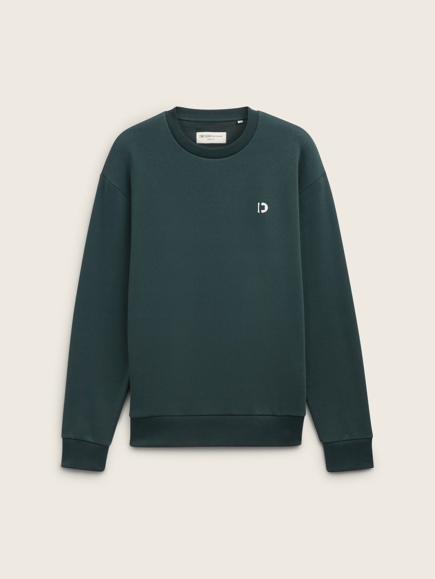 Basic Sweatshirt with A Logo Print_1043701_10362_02