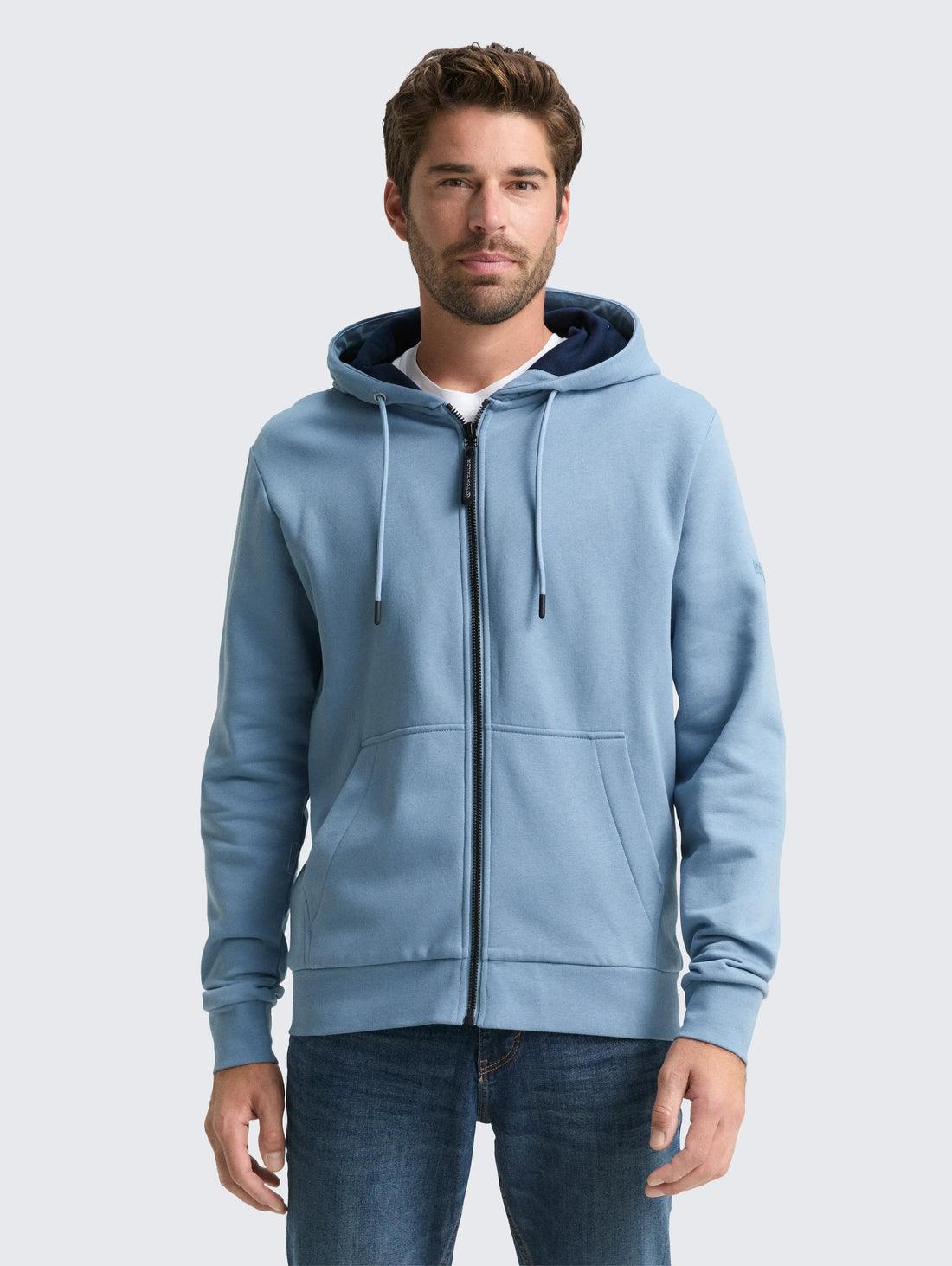 Tom Tailor_0_Basic Hoodie Sweatshirt Jacket_1043727_28800_02