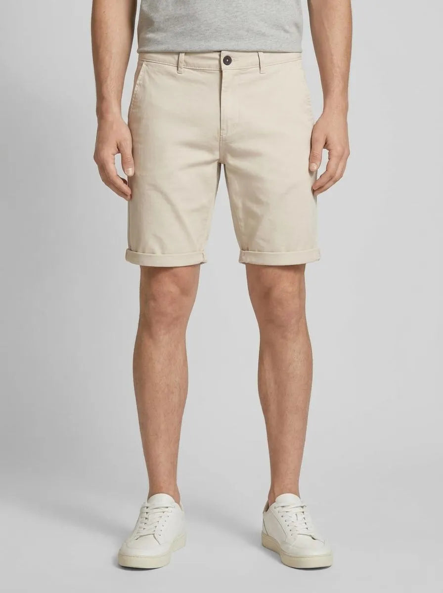 Tom Tailor Light Cashew Beige Men Slim Chino Shorts SKU: 1044710_10336 Image 00