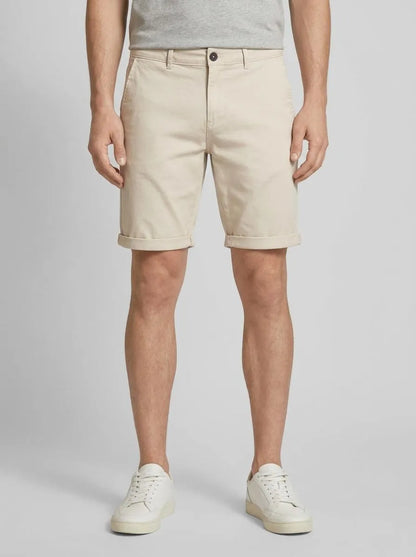 Tom Tailor Light Cashew Beige Men Slim Chino Shorts SKU: 1044710_10336 Image 00