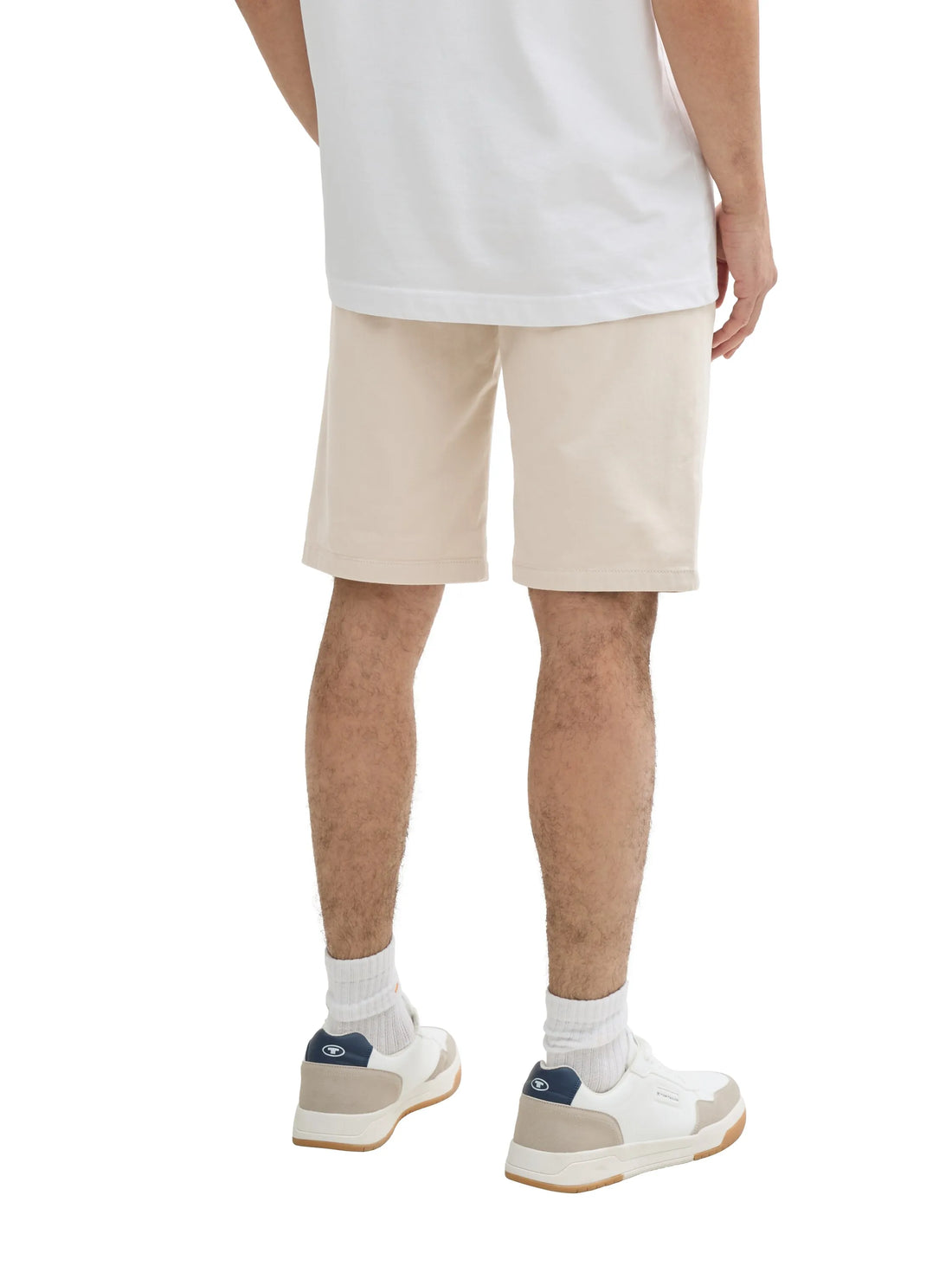 Tom Tailor Light Cashew Beige Men Slim Chino Shorts SKU: 1044710_10336 Image 02