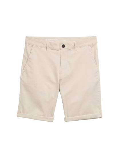 Tom Tailor Light Cashew Beige Men Slim Chino Shorts SKU: 1044710_10336 Image 06